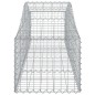 vidaXL Gabionen mit Hochbogen 18 Stk. 200x50x40/60 cm Verzinktes Eisen vidaXL Gabionen mit Hochbogen 18 Stk. 200x50x40/60 cm Verzinktes Eisen