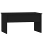 vidaXL Couchtisch Schwarz 80x50,5x41,5 cm Holzwerkstoff vidaXL Couchtisch Schwarz 80x50,5x41,5 cm Holzwerkstoff