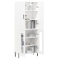 vidaXL Highboard Weiß 69,5x34x180 cm Holzwerkstoff vidaXL Highboard Weiß 69,5x34x180 cm Holzwerkstoff