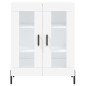 vidaXL Highboard Weiß 69,5x34x180 cm Holzwerkstoff vidaXL Highboard Weiß 69,5x34x180 cm Holzwerkstoff