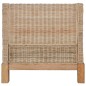 2-tlg. Sofagarnitur mit Kissen Natur Rattan 2-tlg. Sofagarnitur mit Kissen Natur Rattan