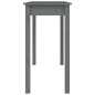 vidaXL Konsolentisch Grau 110x40x75 cm Massivholz Kiefer vidaXL Konsolentisch Grau 110x40x75 cm Massivholz Kiefer