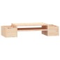 vidaXL Monitorständer 70x27,5x15 cm Massivholz Kiefer vidaXL Monitorständer 70x27,5x15 cm Massivholz Kiefer
