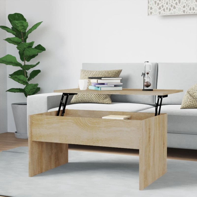 vidaXL Couchtisch Sonoma-Eiche 80x50,5x41,5 cm Holzwerkstoff vidaXL Couchtisch Sonoma-Eiche 80x50,5x41,5 cm Holzwerkstoff