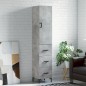 vidaXL Highboard Betongrau 34,5x34x180 cm Holzwerkstoff vidaXL Highboard Betongrau 34,5x34x180 cm Holzwerkstoff