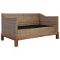 2-tlg. Sofagarnitur mit Kissen Natur Rattan 2-tlg. Sofagarnitur mit Kissen Natur Rattan