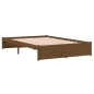 vidaXL Massivholzbett Honigbraun 120x190 cm vidaXL Massivholzbett Honigbraun 120x190 cm