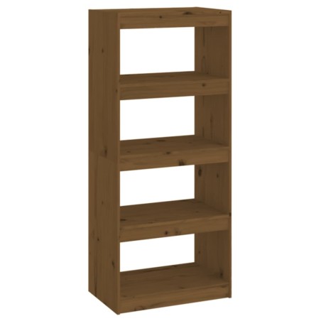 vidaXL Bücherschrank/Raumteiler Honigbraun 60x30x135,5 cm Kiefernholz