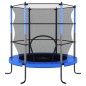 vidaXL Trampolin mit Sicherheitsnetz Rund 140x160 cm Blau vidaXL Trampolin mit Sicherheitsnetz Rund 140x160 cm Blau