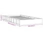 vidaXL Massivholzbett Schwarz 90x200 cm vidaXL Massivholzbett Schwarz 90x200 cm