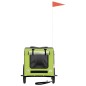 vidaXL Fahrradanhänger Hunde Grün und Grau Oxford-Gewebe & Eisen vidaXL Fahrradanhänger Hunde Grün und Grau Oxford-Gewebe & Eisen
