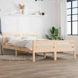 vidaXL Massivholzbett 120x200 cm