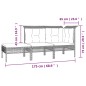 vidaXL 11-tlg. Garten-Lounge-Set mit Kissen Grau Poly Rattan vidaXL 11-tlg. Garten-Lounge-Set mit Kissen Grau Poly Rattan
