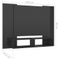 vidaXL TV-Wandschrank Hochglanz-Grau 120x23,5x90 cm Holzwerkstoff vidaXL TV-Wandschrank Hochglanz-Grau 120x23,5x90 cm Holzwerkstoff