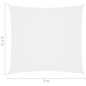 vidaXL Sonnensegel Oxford-Gewebe Rechteckig 2,5x3 m Weiß vidaXL Sonnensegel Oxford-Gewebe Rechteckig 2,5x3 m Weiß