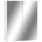 vidaXL Bad-Spiegelschrank Weiß 60x15x75 cm MDF vidaXL Bad-Spiegelschrank Weiß 60x15x75 cm MDF