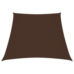 vidaXL Sonnensegel Oxford-Gewebe Trapezförmig 3/4x3 m Braun