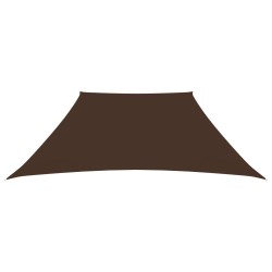 vidaXL Sonnensegel Oxford-Gewebe Trapezförmig 3/4x3 m Braun