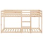 vidaXL Etagenbett 80x200 cm Massivholz Kiefer vidaXL Etagenbett 80x200 cm Massivholz Kiefer