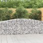 vidaXL Gabionen mit Hochbogen 8 Stk. 400x50x80/100cm Verzinktes Eisen vidaXL Gabionen mit Hochbogen 8 Stk. 400x50x80/100cm Verzinktes Eisen