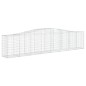 vidaXL Gabionen mit Hochbogen 8 Stk. 400x50x80/100cm Verzinktes Eisen vidaXL Gabionen mit Hochbogen 8 Stk. 400x50x80/100cm Verzinktes Eisen