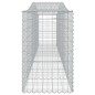 vidaXL Gabionen mit Hochbogen 8 Stk. 400x50x80/100cm Verzinktes Eisen vidaXL Gabionen mit Hochbogen 8 Stk. 400x50x80/100cm Verzinktes Eisen