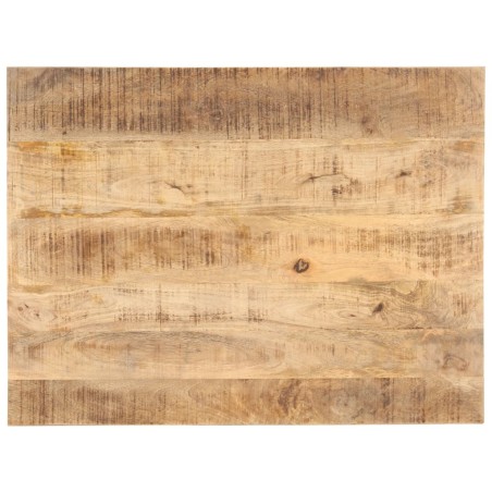 vidaXL Tischplatte Massivholz Mango 25-27 mm 90x70 cm