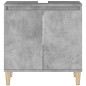 vidaXL Waschbeckenunterschrank Betongrau 58x33x60 cm Holzwerkstoff vidaXL Waschbeckenunterschrank Betongrau 58x33x60 cm Holzwerkstoff