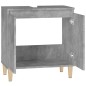 vidaXL Waschbeckenunterschrank Betongrau 58x33x60 cm Holzwerkstoff vidaXL Waschbeckenunterschrank Betongrau 58x33x60 cm Holzwerkstoff