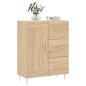 vidaXL Sideboard Sonoma-Eiche 69,5x34x90 cm Holzwerkstoff vidaXL Sideboard Sonoma-Eiche 69,5x34x90 cm Holzwerkstoff