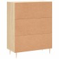 vidaXL Sideboard Sonoma-Eiche 69,5x34x90 cm Holzwerkstoff vidaXL Sideboard Sonoma-Eiche 69,5x34x90 cm Holzwerkstoff