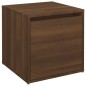 vidaXL Schubladenbox Braun Eichen-Optik 40,5x40x40 cm Holzwerkstoff vidaXL Schubladenbox Braun Eichen-Optik 40,5x40x40 cm Holzwerkstoff