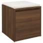 vidaXL Schubladenbox Braun Eichen-Optik 40,5x40x40 cm Holzwerkstoff vidaXL Schubladenbox Braun Eichen-Optik 40,5x40x40 cm Holzwerkstoff