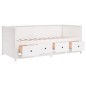 vidaXL Tagesbett Weiß 75x190 cm Massivholz Kiefer vidaXL Tagesbett Weiß 75x190 cm Massivholz Kiefer