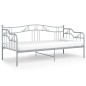 vidaXL Schlafsofa Bettgestell Grau Metall 90x200 cm vidaXL Schlafsofa Bettgestell Grau Metall 90x200 cm