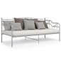 vidaXL Schlafsofa Bettgestell Grau Metall 90x200 cm vidaXL Schlafsofa Bettgestell Grau Metall 90x200 cm