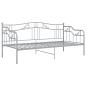 vidaXL Schlafsofa Bettgestell Grau Metall 90x200 cm vidaXL Schlafsofa Bettgestell Grau Metall 90x200 cm