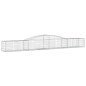 vidaXL Gabionen mit Hochbogen 20 Stk. 400x50x40/60cm Verzinktes Eisen vidaXL Gabionen mit Hochbogen 20 Stk. 400x50x40/60cm Verzinktes Eisen