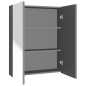 vidaXL Bad-Spiegelschrank 60x15x75 cm MDF Anthrazit vidaXL Bad-Spiegelschrank 60x15x75 cm MDF Anthrazit