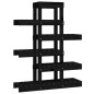 vidaXL Pflanzenständer Schwarz 85x25x109,5 cm Massivholz Kiefer vidaXL Pflanzenständer Schwarz 85x25x109,5 cm Massivholz Kiefer
