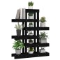 vidaXL Pflanzenständer Schwarz 85x25x109,5 cm Massivholz Kiefer vidaXL Pflanzenständer Schwarz 85x25x109,5 cm Massivholz Kiefer