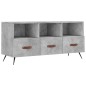 vidaXL TV-Schrank Betongrau 102x36x50 cm Holzwerkstoff vidaXL TV-Schrank Betongrau 102x36x50 cm Holzwerkstoff