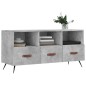 vidaXL TV-Schrank Betongrau 102x36x50 cm Holzwerkstoff vidaXL TV-Schrank Betongrau 102x36x50 cm Holzwerkstoff