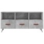 vidaXL TV-Schrank Betongrau 102x36x50 cm Holzwerkstoff vidaXL TV-Schrank Betongrau 102x36x50 cm Holzwerkstoff