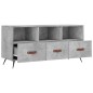 vidaXL TV-Schrank Betongrau 102x36x50 cm Holzwerkstoff vidaXL TV-Schrank Betongrau 102x36x50 cm Holzwerkstoff