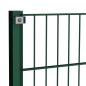 Zaunfeld mit Pfosten Eisen 3,4 x 1,2 m Grün Zaunfeld mit Pfosten Eisen 3,4 x 1,2 m Grün