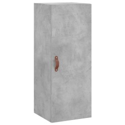 vidaXL Wandschrank Betongrau 34,5x34x90 cm