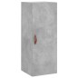vidaXL Wandschrank Betongrau 34,5x34x90 cm vidaXL Wandschrank Betongrau 34,5x34x90 cm