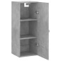 vidaXL Wandschrank Betongrau 34,5x34x90 cm vidaXL Wandschrank Betongrau 34,5x34x90 cm
