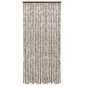 vidaXL Insektenschutz-Vorhang Taupe und Weiß 90x220 cm Chenille vidaXL Insektenschutz-Vorhang Taupe und Weiß 90x220 cm Chenille